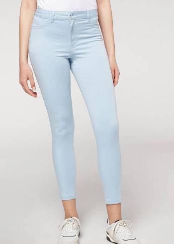 Calça Jeans Calzedonia Eco Light Push Up Denim Feminino Bege | PT1606VD