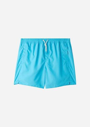 Calções De Banho Calzedonia Formentera Eco Masculino Turquesa Verdes | PT1249RW