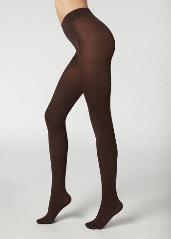 Collants Calzedonia 50 Denier Total Conforto Soft Touch Opaque Sexy Feminino Cafes | PT3157VD