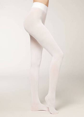 Collants Calzedonia 50 Denier Total Conforto Soft Touch Opaque Feminino Branco | PT3167DN