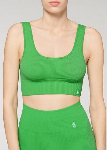 Cover Ups Calzedonia Seamless Com Nervuras Feminino Verdes | PT2079WY