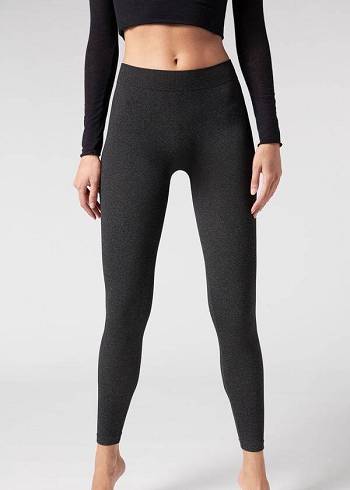 Leggings Calzedonia Ultra-Opaque Microfiber Feminino Cinzentas | PT1481WY