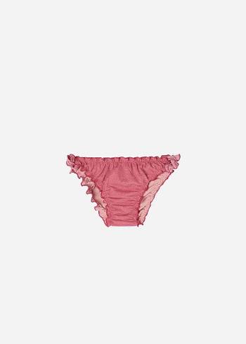 Trajes De Banho Calzedonia Lamé Bottom Lisbona Criança Rosa | PT1151PQ