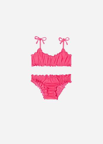 Trajes De Banho Calzedonia Two Piece Formentera Criança Rosa | PT1134LH