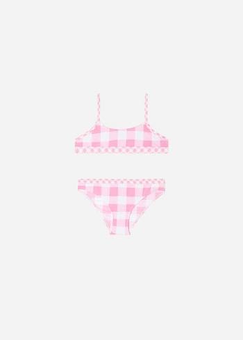 Trajes De Banho Calzedonia Two Piece Lione Criança Rosa | PT1132JJ