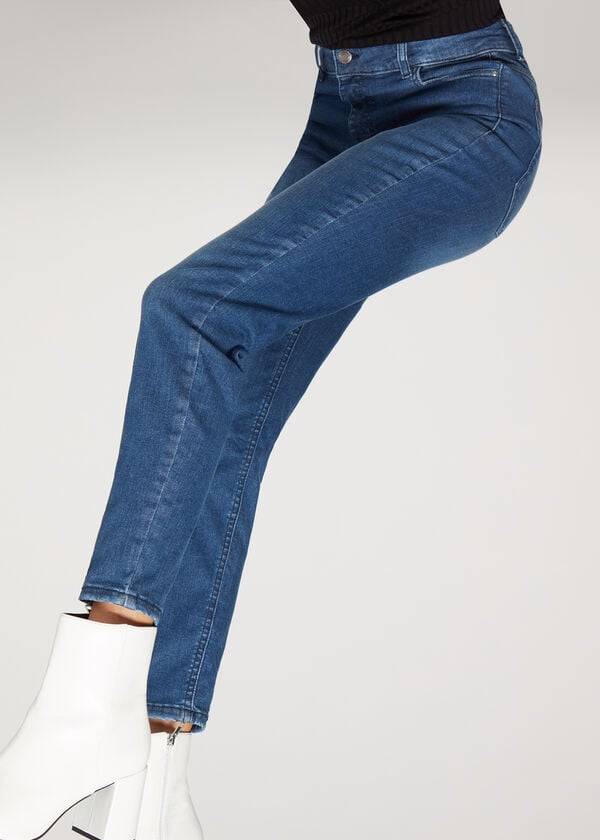 Calça Jeans Calzedonia Super Flex Denim High Cintura Superskinny Feminino Azuis | PT1576LH