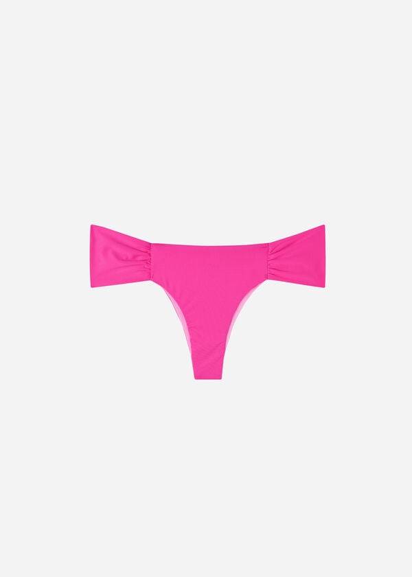 Calças De Biquíni Calzedonia Brazilian Indonesia Eco Feminino Rosa | PT2878KI