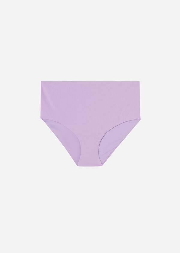 Calças De Biquíni Calzedonia High Shaper Cintura Indonesia Eco Feminino Roxo | PT2787SO