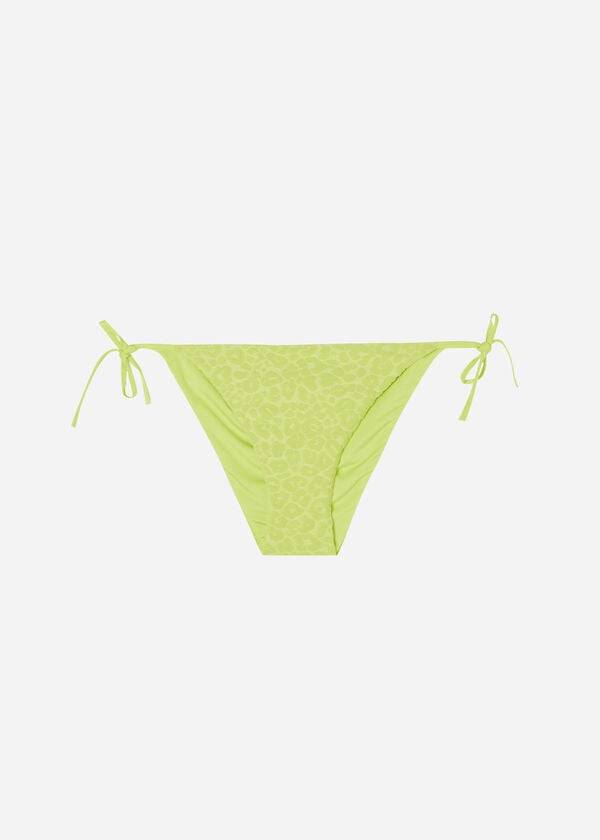 Calças De Biquíni Calzedonia String Bangkok Feminino Verdes | PT2612MA