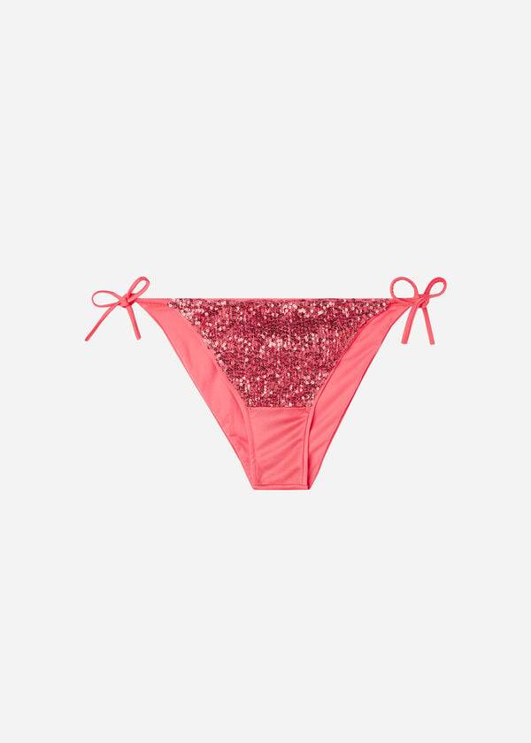 Calças De Biquíni Calzedonia String Cannes Feminino Rosa | PT2604IS