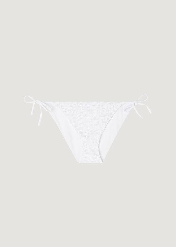 Calças De Biquíni Calzedonia String Lanzarote Feminino Branco | PT2593LH