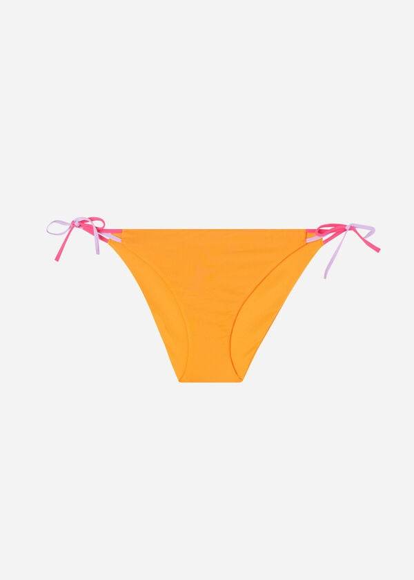 Calças De Biquíni Calzedonia String Tokyo Feminino Laranja | PT2567LH