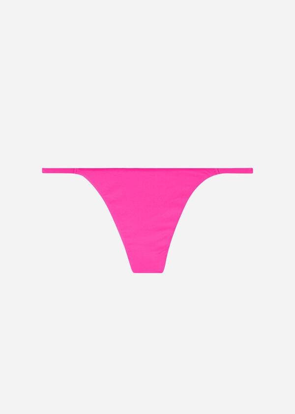 Calças De Biquíni Calzedonia Thong Indonesia Eco Feminino Rosa | PT2556RW