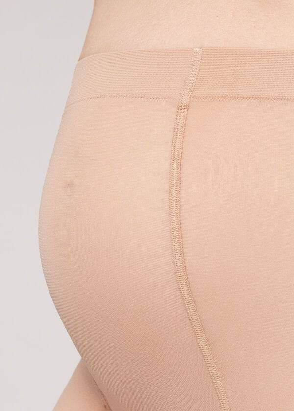 Collants Calzedonia 30 Denier Sheer Maternity Sheer Feminino Bege | PT3012MA