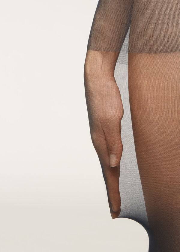 Collants Calzedonia 40 Denier Action Medium Sheer Feminino Azuis | PT2996HK