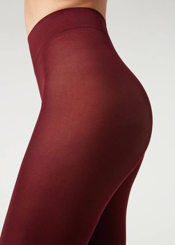 Collants Calzedonia 50 Denier Total Conforto Soft Touch Opaque Feminino Bordeaux | PT3165GL