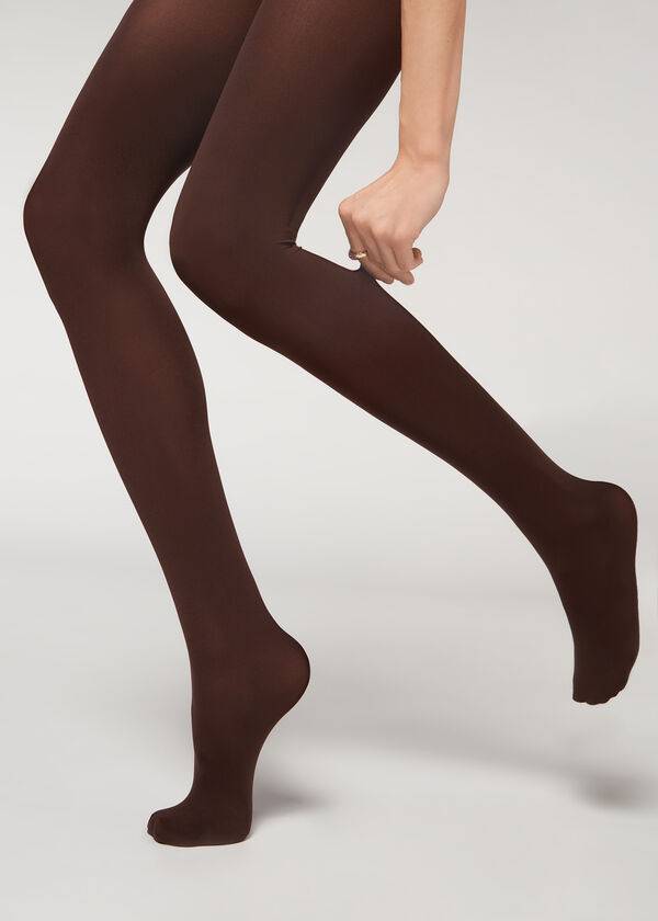 Collants Calzedonia 50 Denier Totally Invisible Opaque Feminino Cafes | PT3150RW