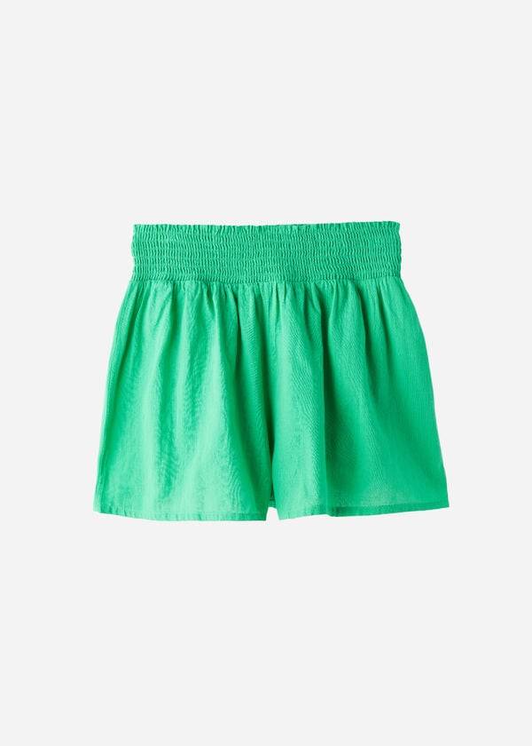 Cover Ups Calzedonia Algodão Shorts Feminino Verdes | PT2065FM