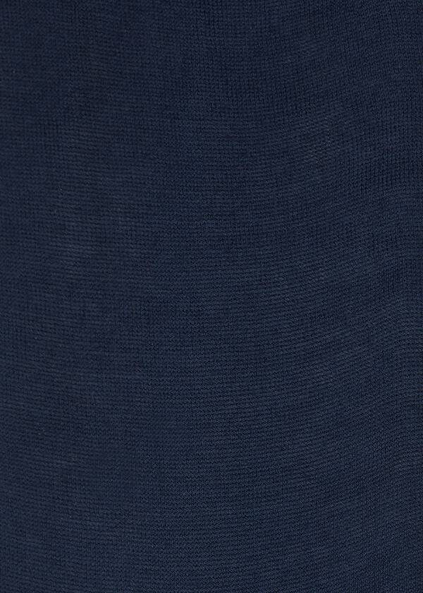 Meias Calzedonia Lisle Thread Crew Masculino Azul Marinho | PT1383IS