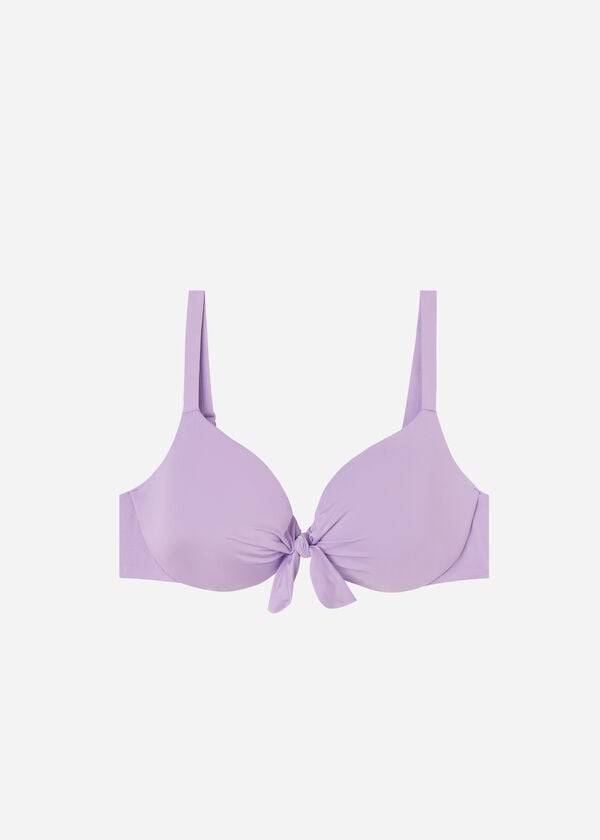 Tops De Biquíni Calzedonia Acolchoado Push Up Indonesia Eco Sexy Feminino Roxo | PT2361JJ