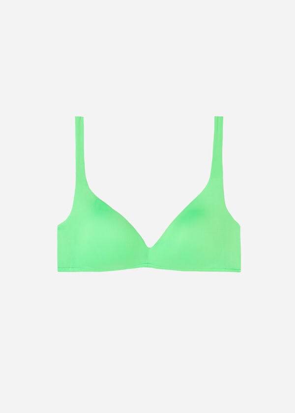 Tops De Biquíni Calzedonia Acolchoado Triangle Indonesia Eco rosa Feminino Menta | PT2269PQ