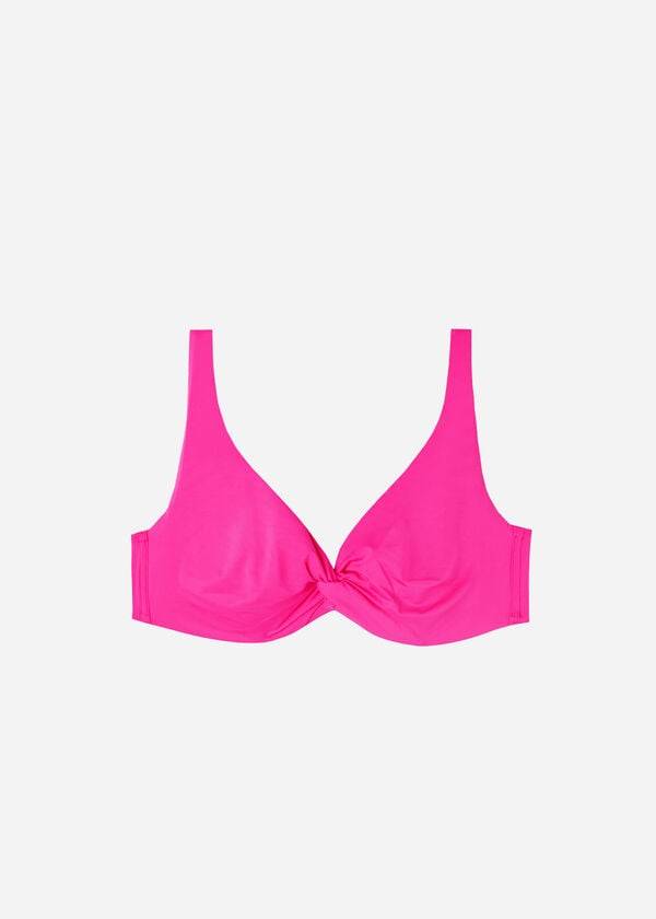 Tops De Biquíni Calzedonia Balconette Indonesia Eco cobey Feminino Rosa | PT2518HK