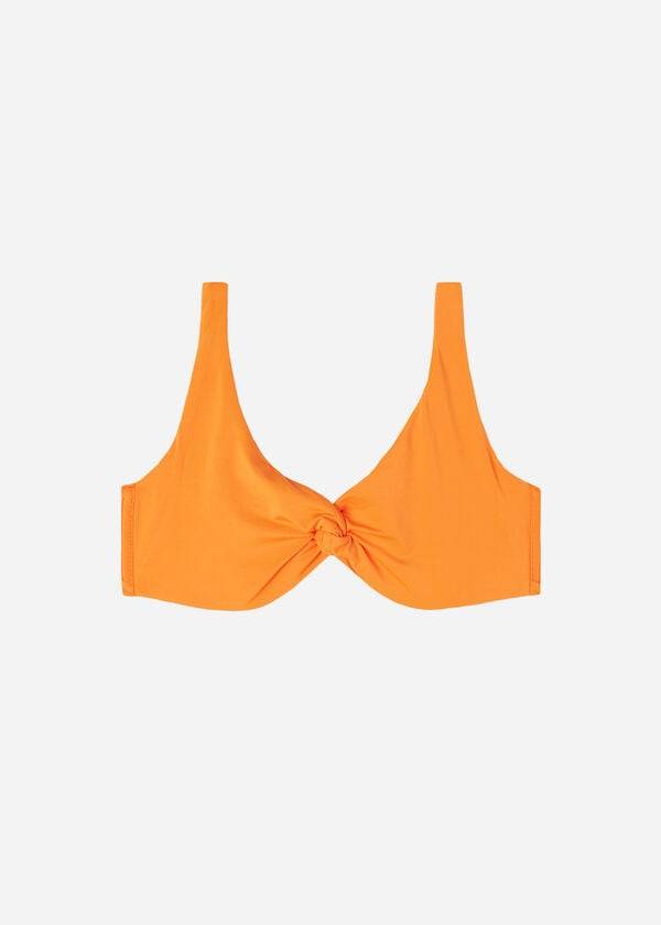 Tops De Biquíni Calzedonia Balconette Indonesia Eco Feminino Laranja | PT2522SO