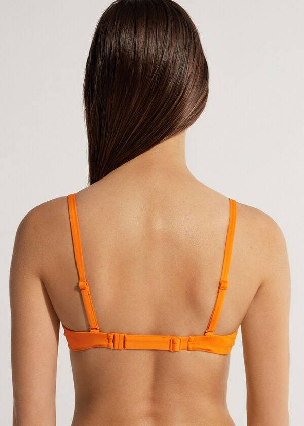 Tops De Biquíni Calzedonia Push Up Indonesia Eco Feminino Laranja | PT2242OR