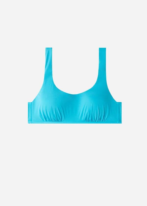 Tops De Biquíni Calzedonia Tank-Estilo Indonesia Feminino Turquesa Verdes | PT2182QZ