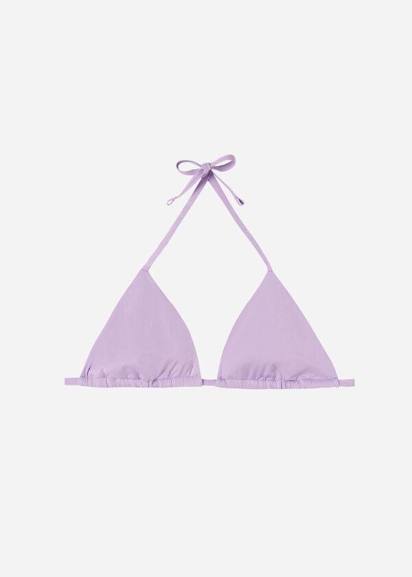 Tops De Biquíni Calzedonia Triangle String Indonesia Eco Feminino Roxo | PT2155MA