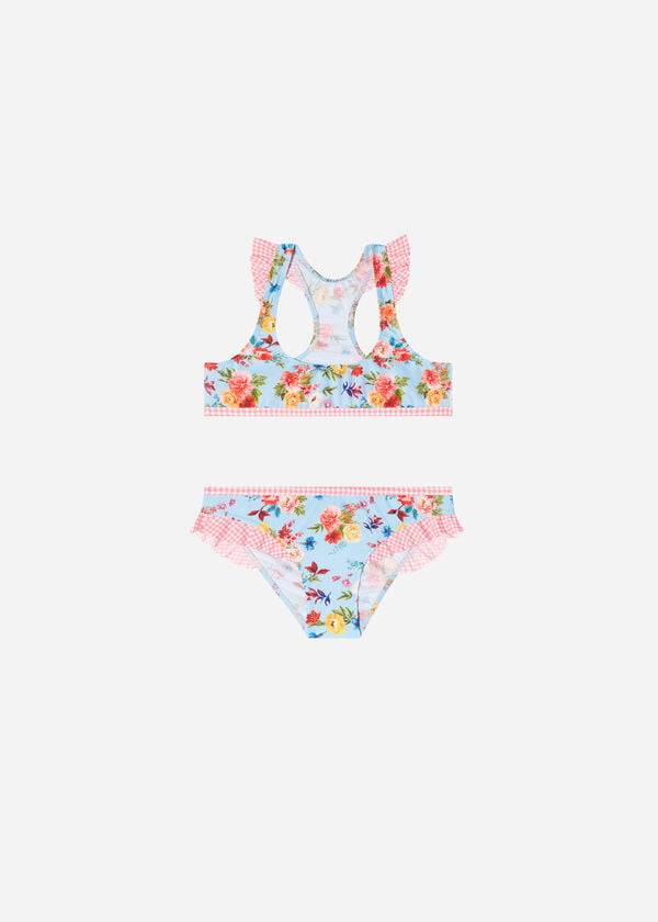 Trajes De Banho Calzedonia Floral Two-Piece Masha Criança Multicoloridas | PT1152AP