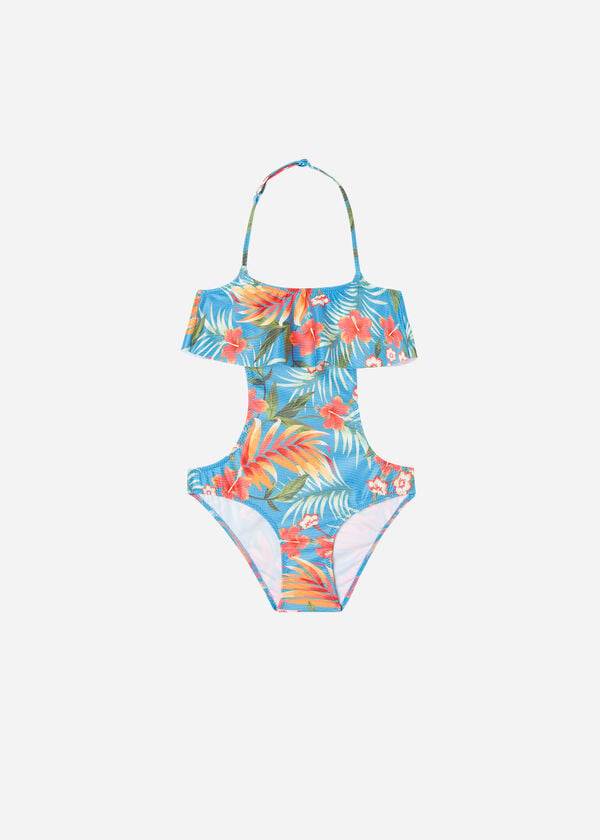 Trajes De Banho Calzedonia One-Piece Maui Criança Verdes | PT1145RW